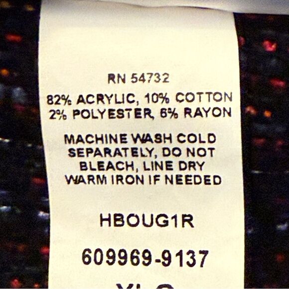 Blair Multi-color Purple Shimmering Blazer Jacket Party Business Women’s size XL - Picture 10 of 13